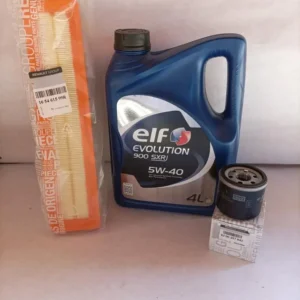 Pachet revizie Renault – ELF 5W40 + filtru aer și ulei OEM